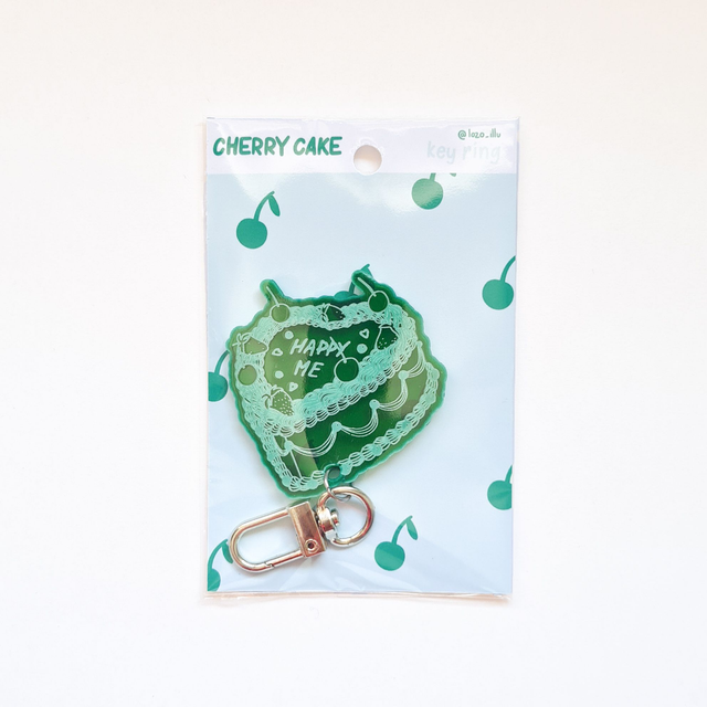 Cake keyring