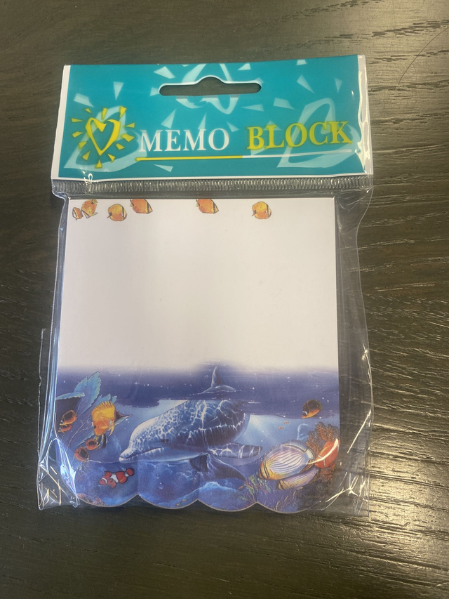 memo block klein