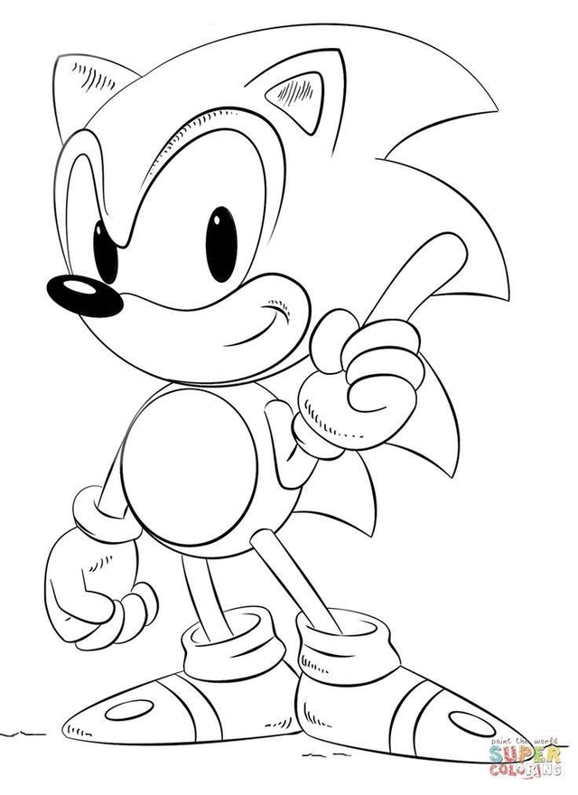 Sonic Pre-sketched Canvas 