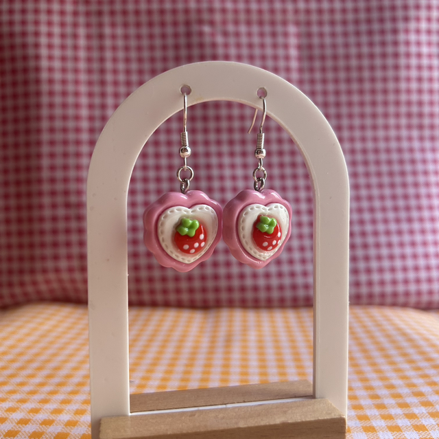 Pendientes Fresita