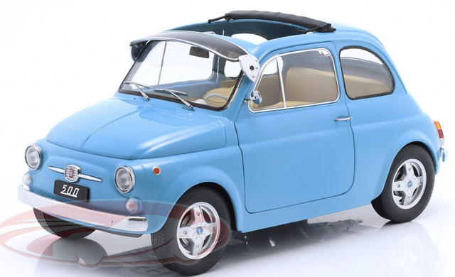 Fiat 500 F 1968 Custom blau KK Scale 1:12