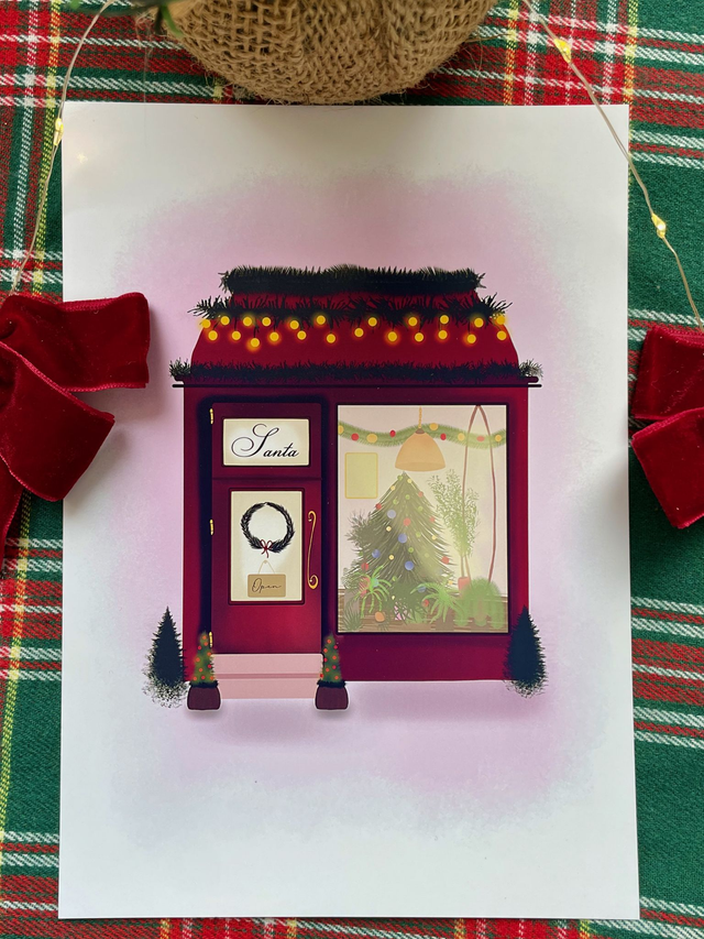 Tirage A5 de Noël - La Boutique Santa