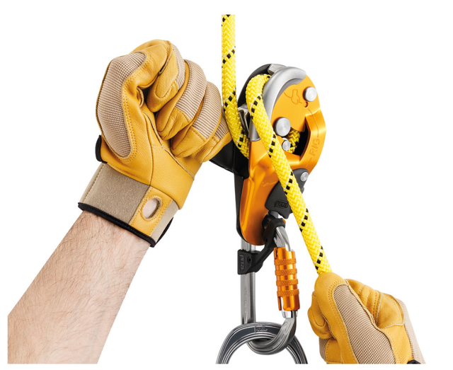 Descendeur auto-freinant PETZL RIG® jaune