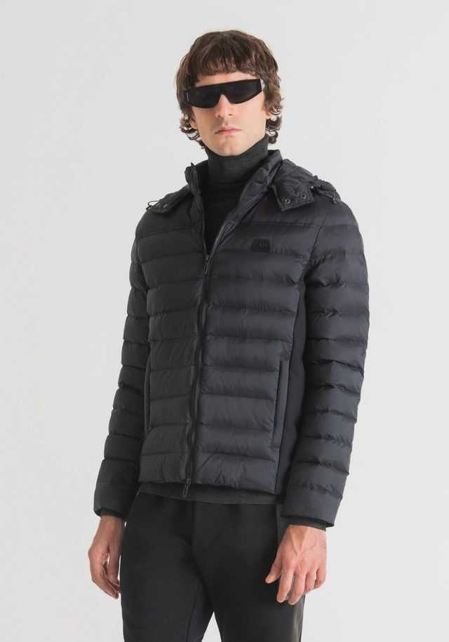 B04481D9 - Antony Morato GIUBBOTTO SLIM FIT TRAPUNTATO IN TESSUTO TECNICO CON CAPPUCCIO
