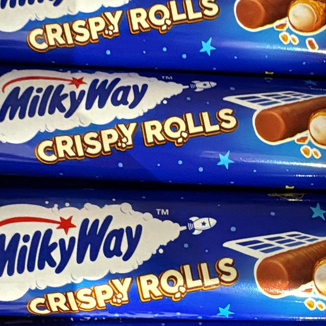 Milky way crispy rolls