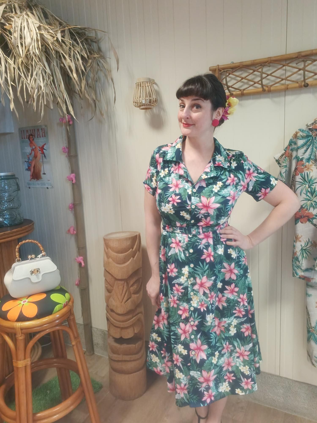 Robe tropicale/tiki 