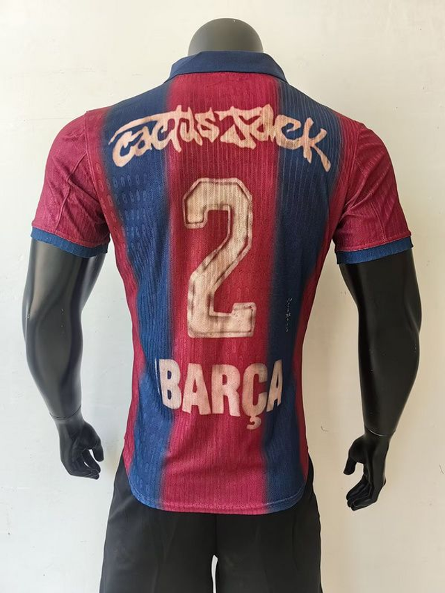 Camiseta RETRO Barcelona Especial TRAVIS SCOTT - Versión Jugador - 2025