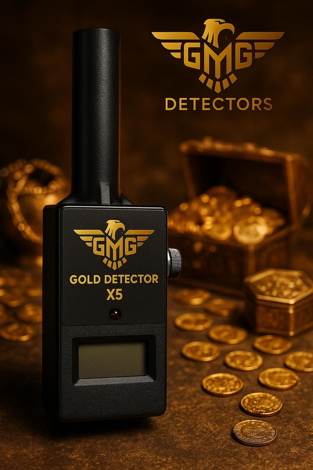 GMG X5 Gold and Silver Detector | Long Range VLF & IR Treasure Finder