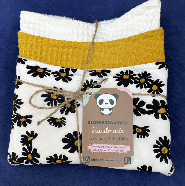 Three Pack Classic Style Bamboo Bibs 