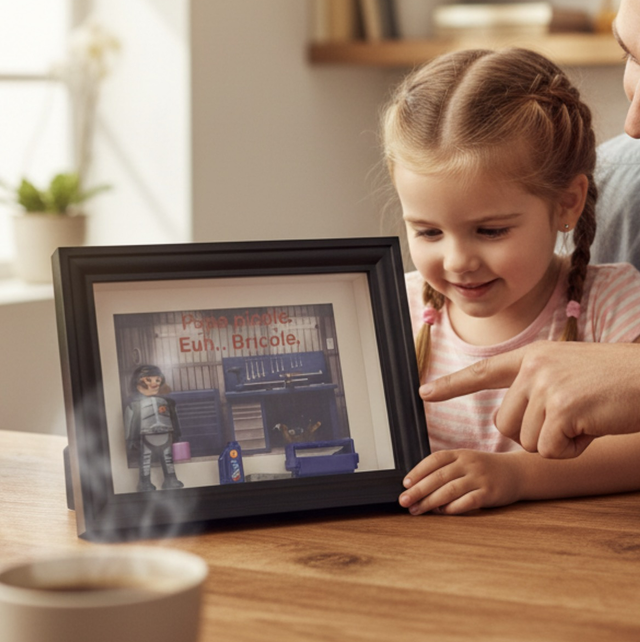 Cadre playmobil personnalisé papa