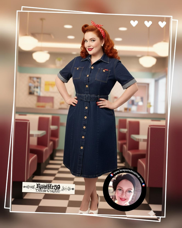 Robe Rumble59 Denim blue T46