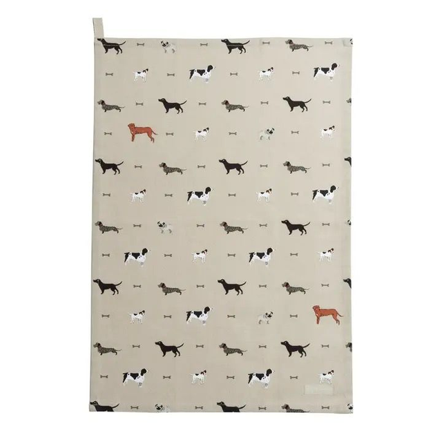 Sophie Allport 'Woof' Tea Towel