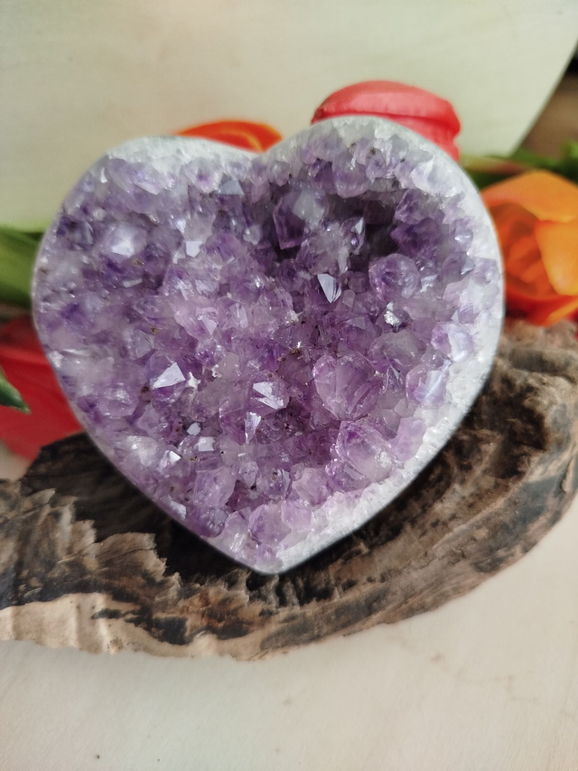 Cœur en Améthyste