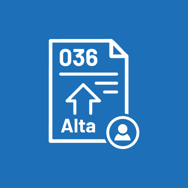 Alta 036 - Autónomos