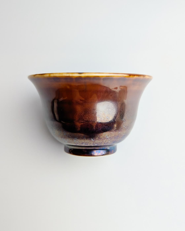 Czarka z porcelany "wypolerowany bursztyn" 90ml