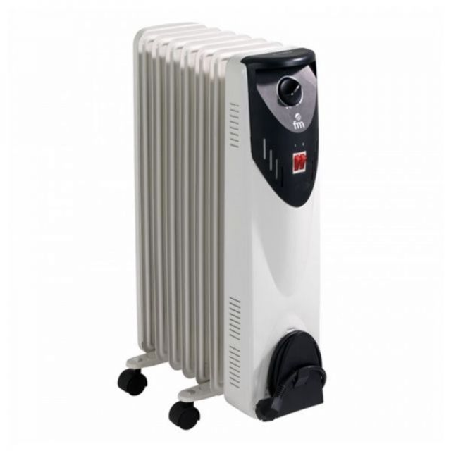 Ölradiator, 7 Kammern, 1500 W 600 W/900 W/1500 Weiß 