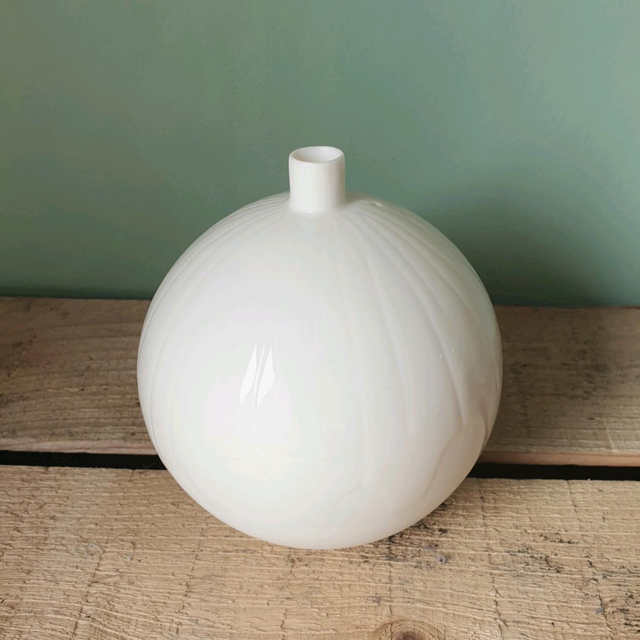 Porzellan Kugelvase