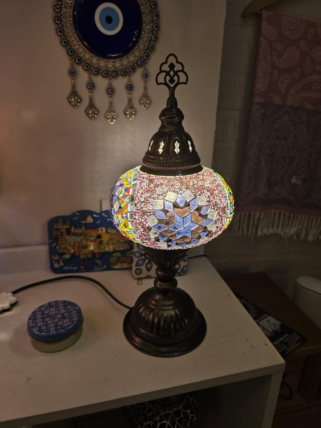 Large Mosaic Table Lamp