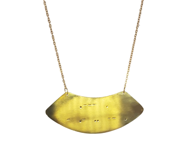 Collier Morse Je t'aime