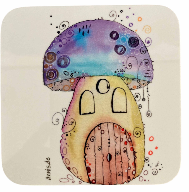 Untersetzer "Zauberpilz"