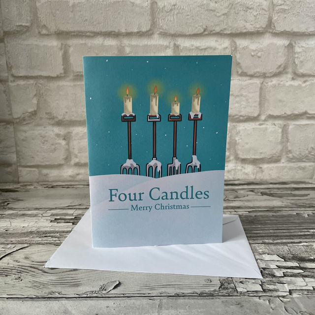 4 Candles - Christmas Card