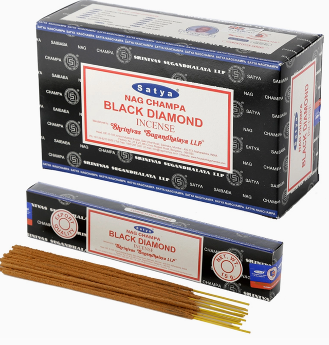 Encens bâton Satya black Diamond (diamant noir)