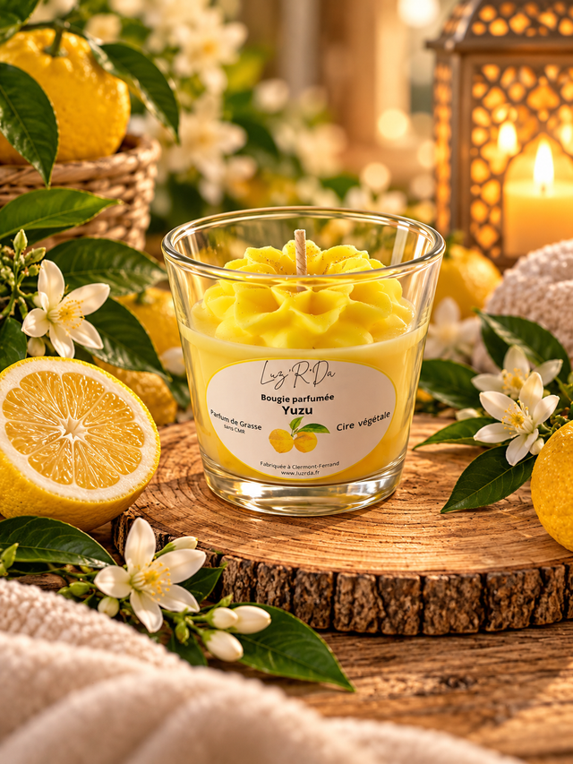 Bougie déco - 60 grammes - "Yuzu"