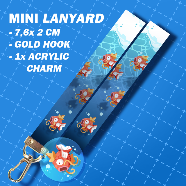 Magicarp mini lanyard