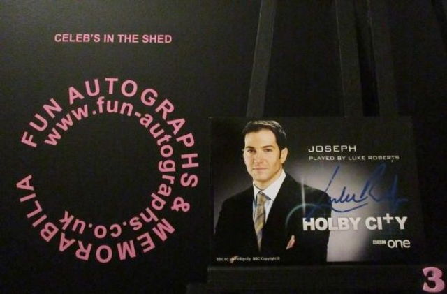 Luke Roberts (Joseph) Authentic Autographed Holby City 6x4 Cast Card (3)
