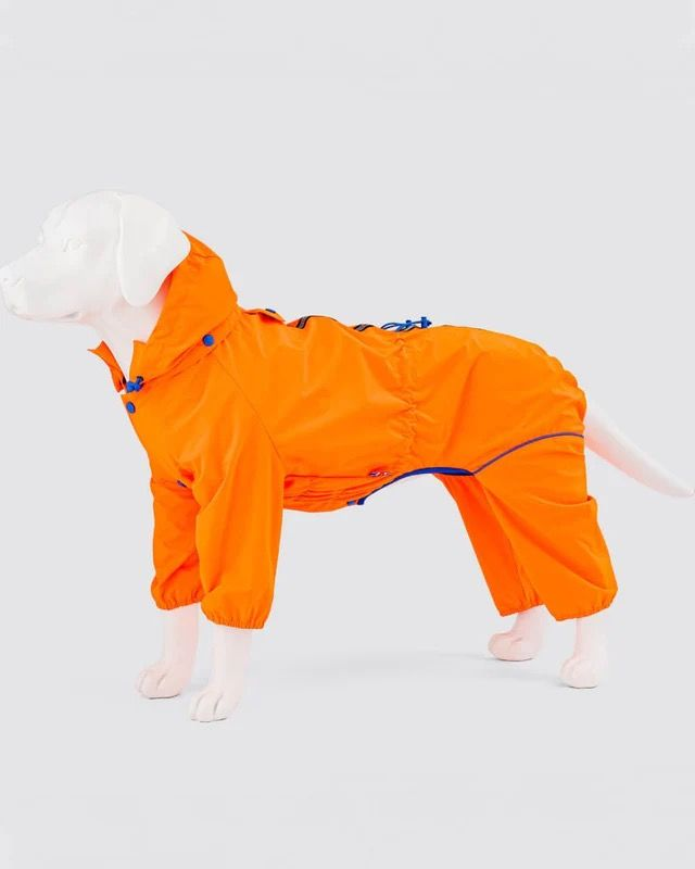 Water-resistant Reflective Overall - Orange
