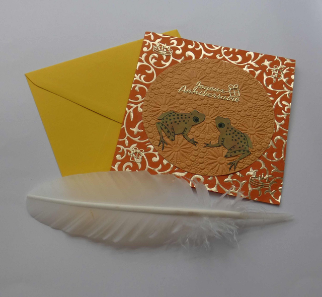 Les grenouilles d'anniversaire