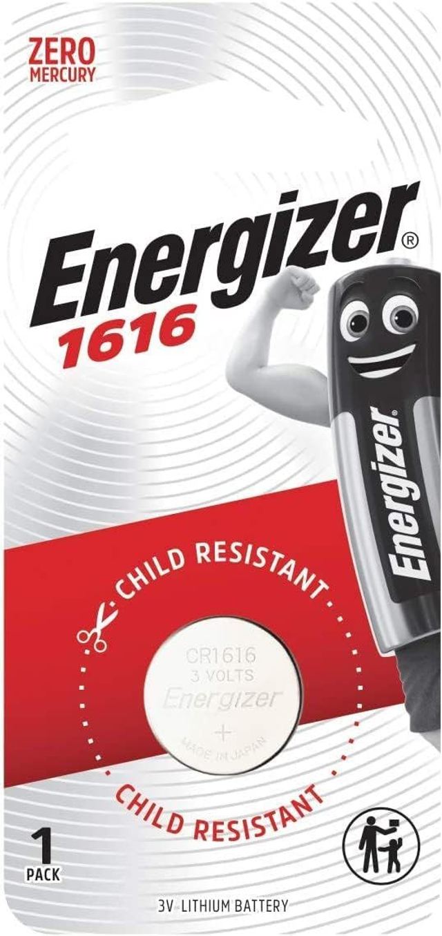 Energizer Blister de 1 Pile Lithium calculatrices/Photo CR1616
