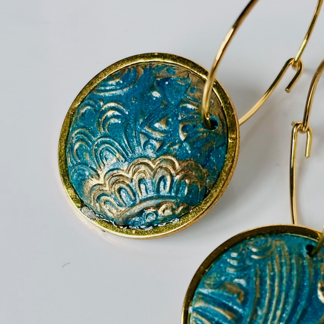 Boucles « Impression etnik »