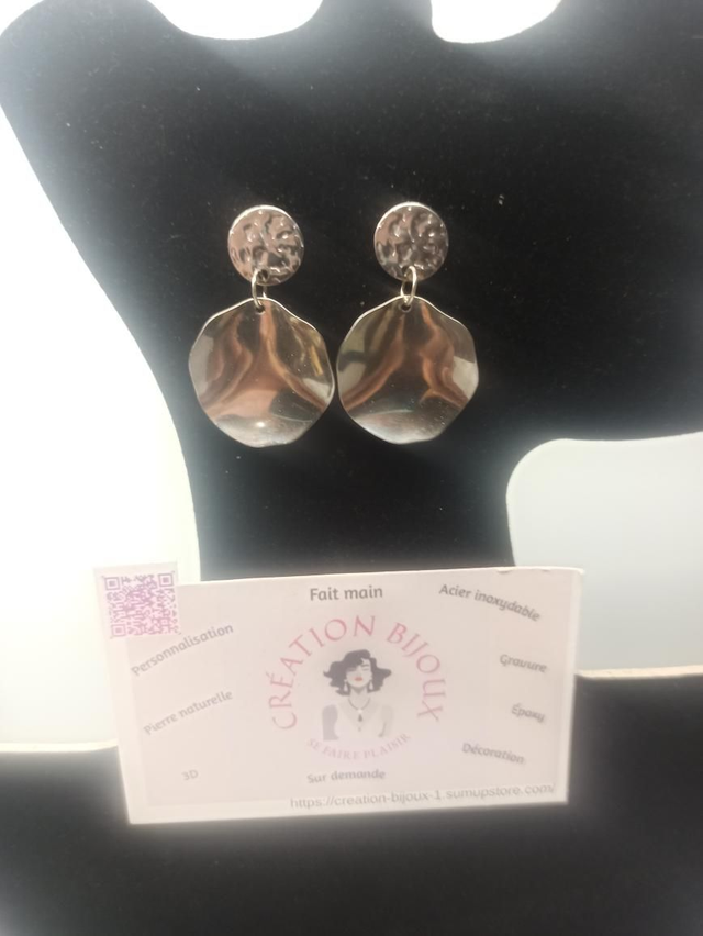 Boucle d'oreille  ronde 