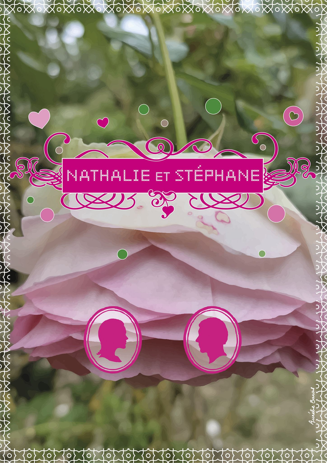 AFFICHE A3 / FLORE (02) personnalisable