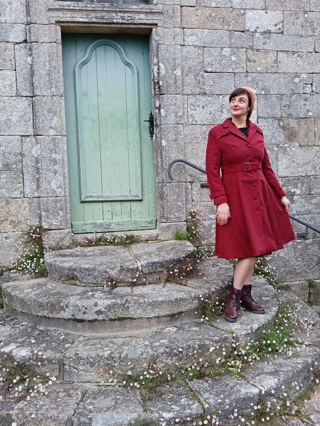 Manteau Isabella terracotta