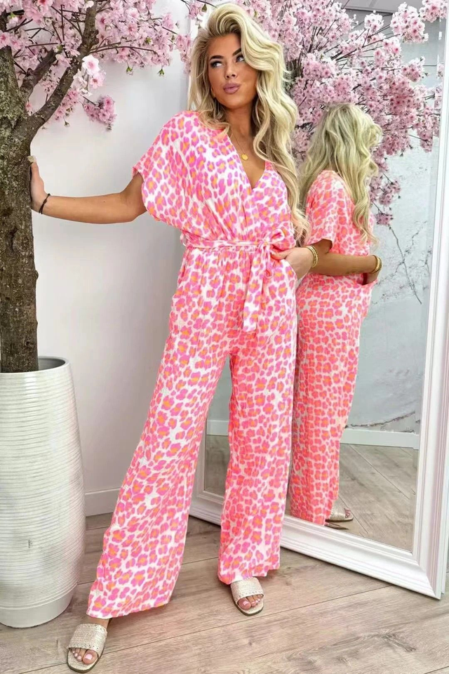 Combinaison imprimé léopard