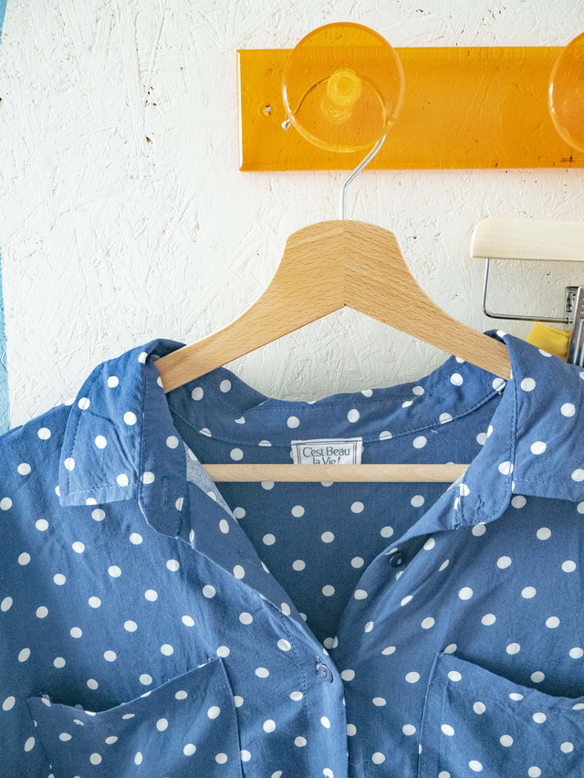 Chemises à pois_taille 40/42
