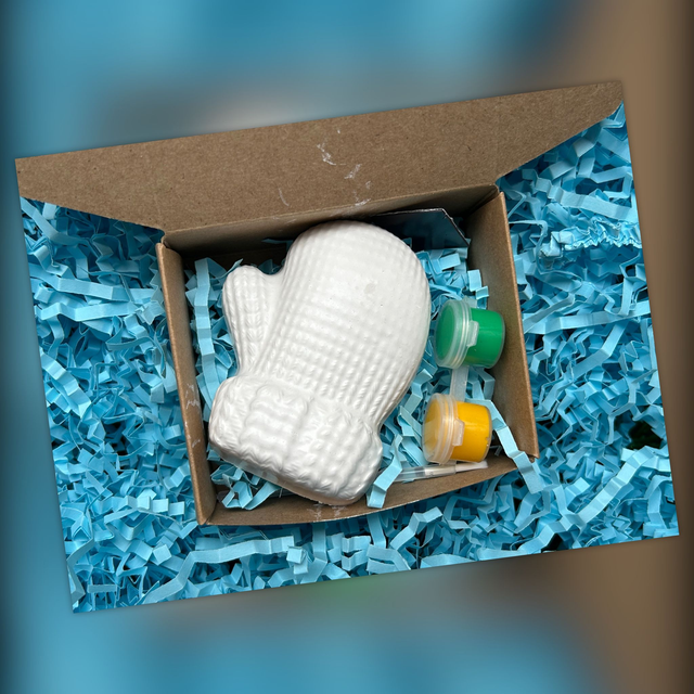 Mini Winter Boxes With Magnet - Painting Kit - Winter Wonderland 