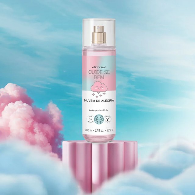 Nuvem Alegria Body Splash 200ml Cuide-se Bem