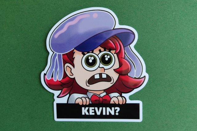 Memesticker "Kevin?"