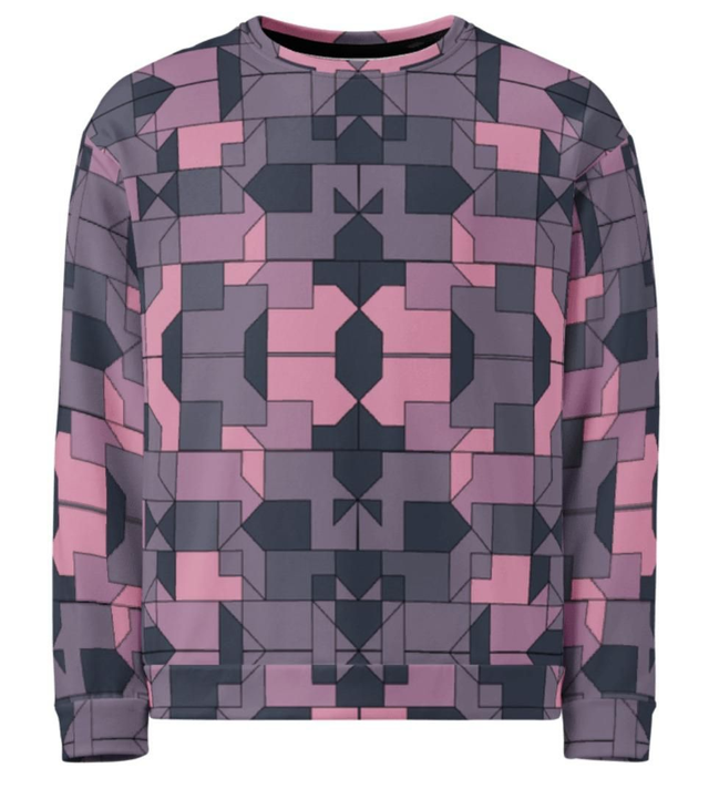 Sweatshirt Unisexe rose/violet 
