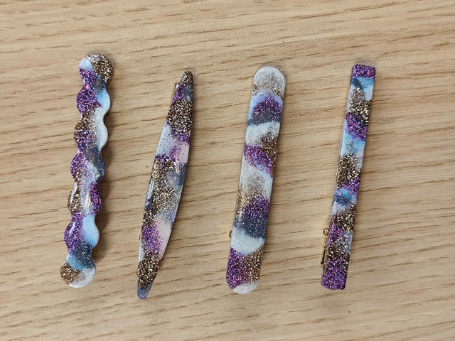 Barrettes collection Licorne