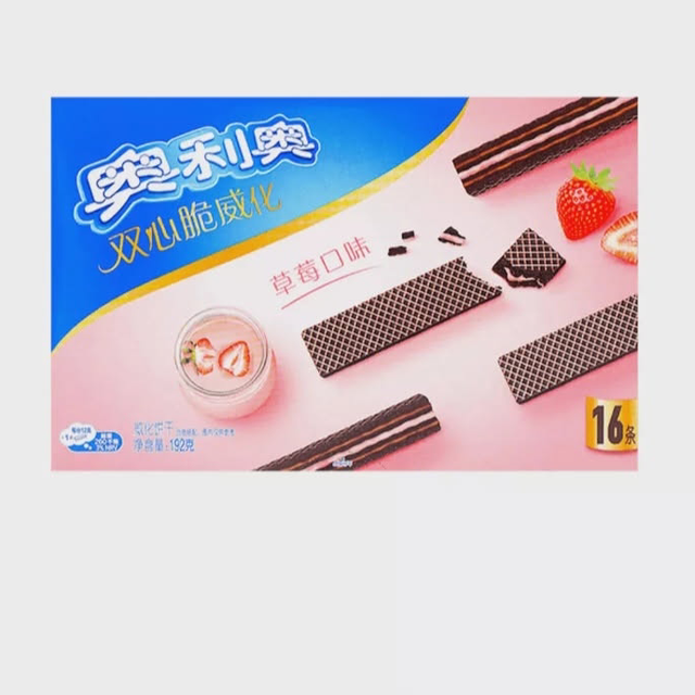 Oreo wafer barres fraise 72g (Chine)
