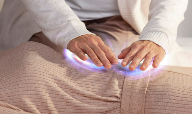 Séance de soins par magnétisme