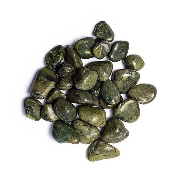 Green jasper Tumbled Stones