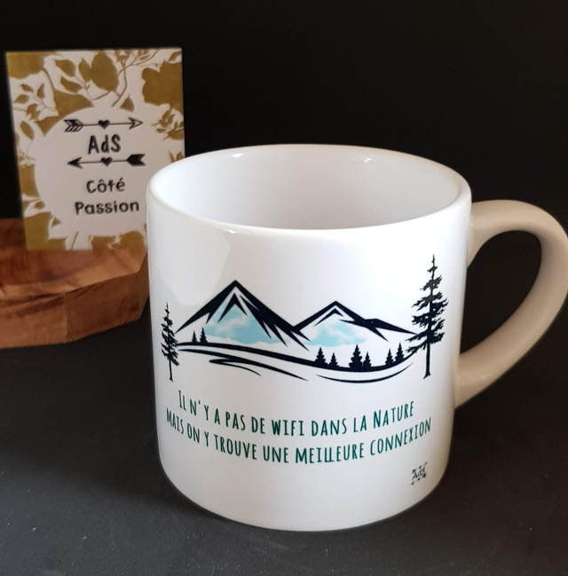 Mug moyen - Connexion dans la nature