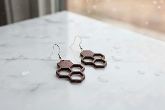 BOUCLE D'OREILLE N°6 : Ruche #3