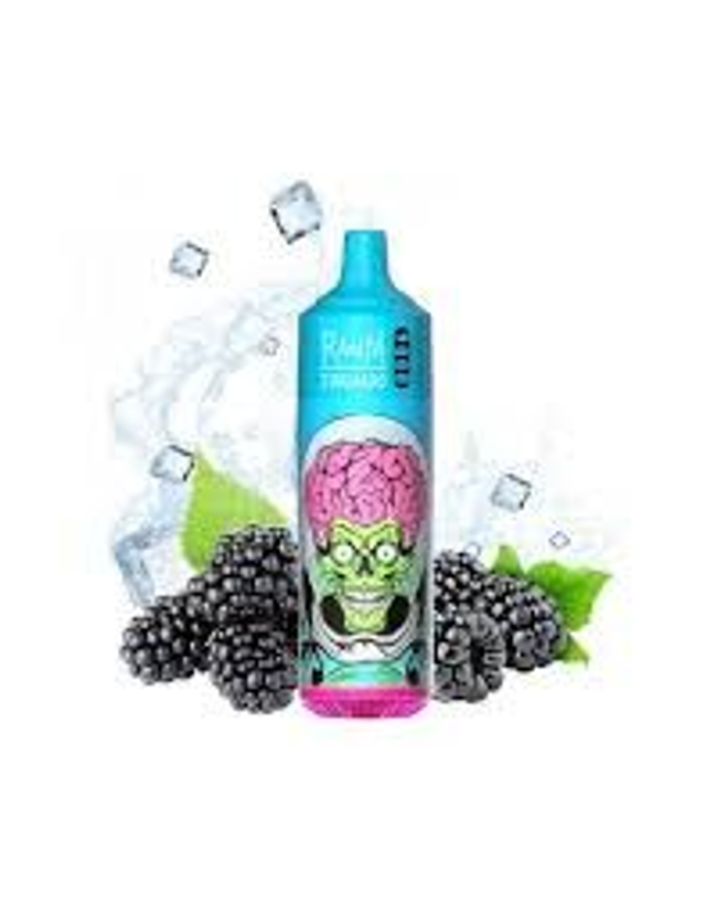 Puffs RandM Tornado 9000 Blue Razz Ice