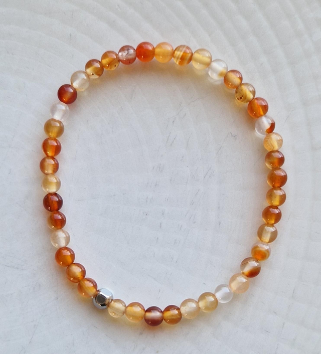 Bracelet CORNALINE 4mm